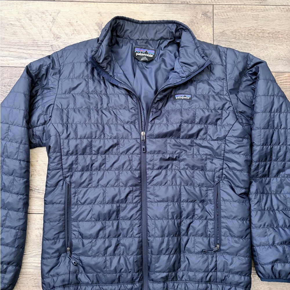 Patagonia Men's Blue Nano Puff Quilted Jacket